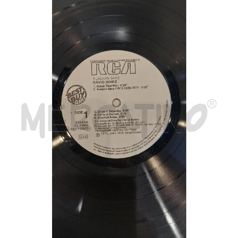 LP DAVID BOWIE ALADDIN SANE 1981 RCA ITALIA WHITE LABEL PROMO | Mercatino dell'Usato Roma re di roma 5