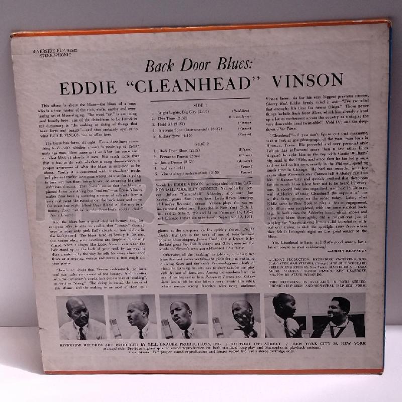 LP EDDIE CLEANHEAD VINSON BACK DOOR BLUES  | Mercatino dell'Usato Roma re di roma 2