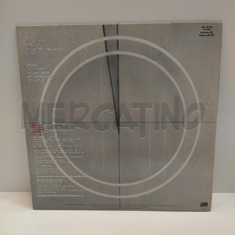 LP FOREIGNER 4 ATLANTIC 1981 | Mercatino dell'Usato Roma re di roma 2