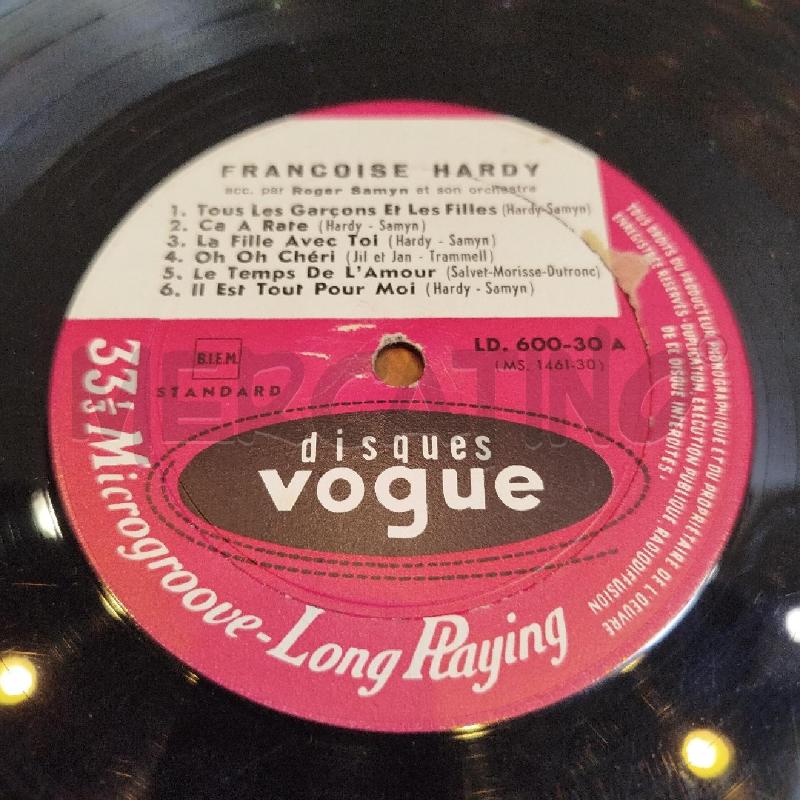 LP FRANCOISE HARDY DISQUES VOGUE LD 600 30  | Mercatino dell'Usato Roma re di roma 4