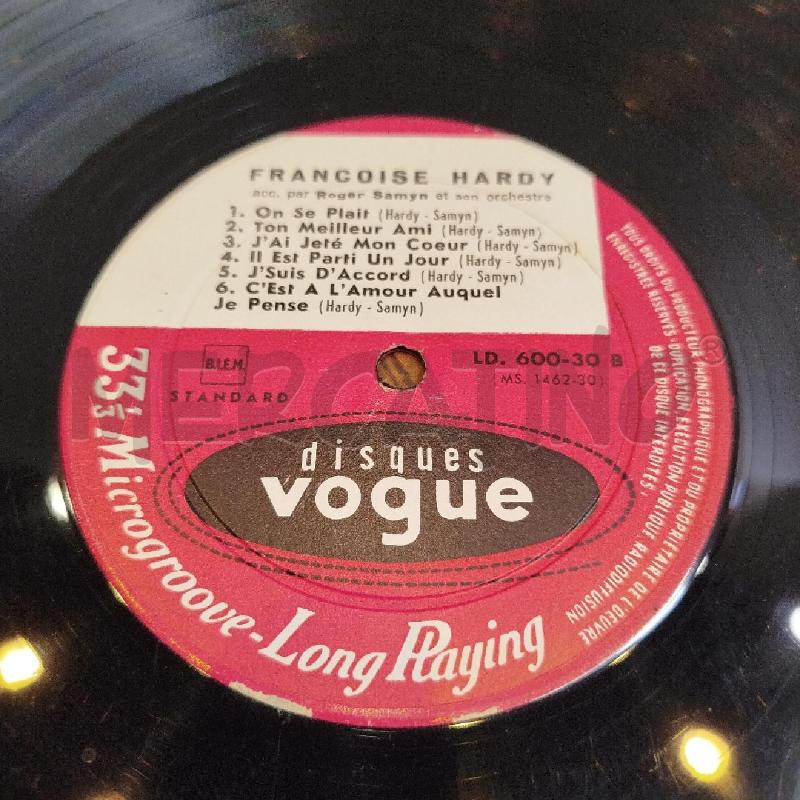LP FRANCOISE HARDY DISQUES VOGUE LD 600 30  | Mercatino dell'Usato Roma re di roma 5