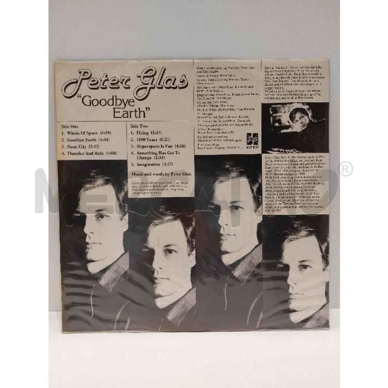 LP PETER GLAS GOODBYE EARTH 1982 RECA PICTURE DISC | Mercatino dell'Usato Roma re di roma 2