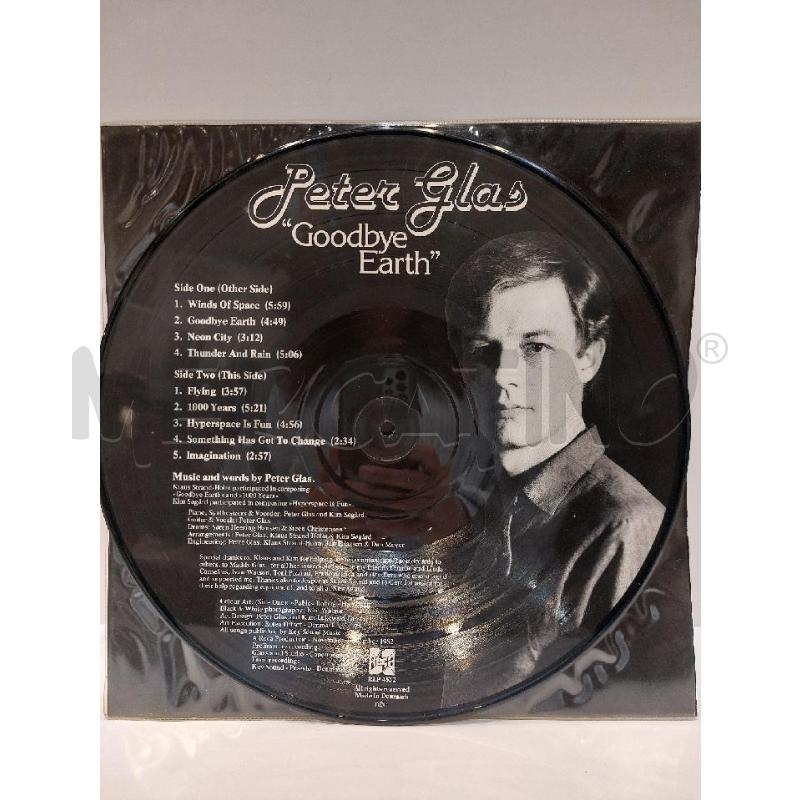 LP PETER GLAS GOODBYE EARTH 1982 RECA PICTURE DISC | Mercatino dell'Usato Roma re di roma 4