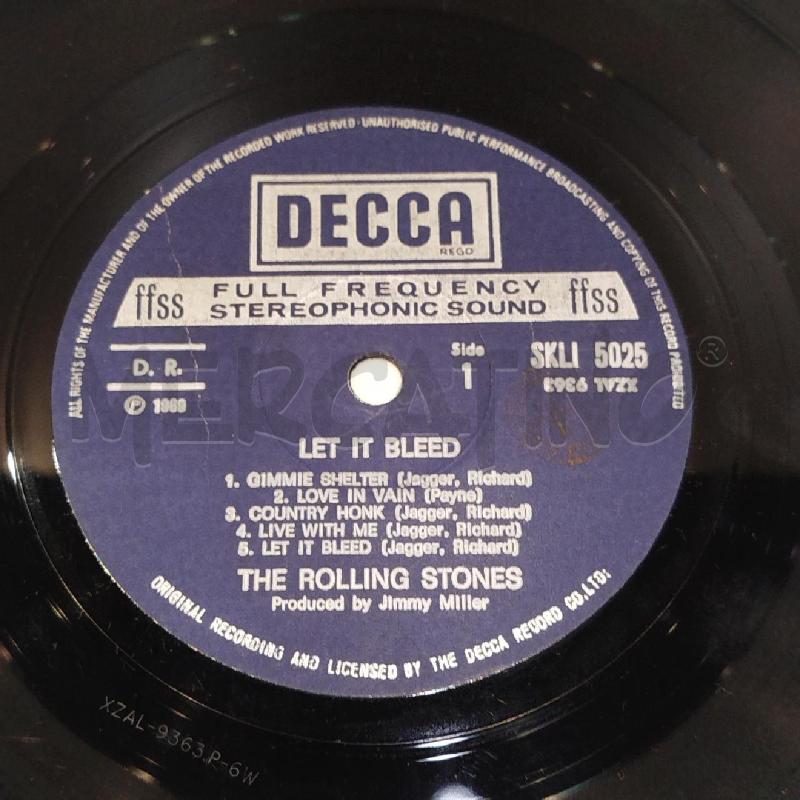 LP ROLLING STONES LET IT BLEED 1969 DECCA UK | Mercatino dell'Usato Roma re di roma 4