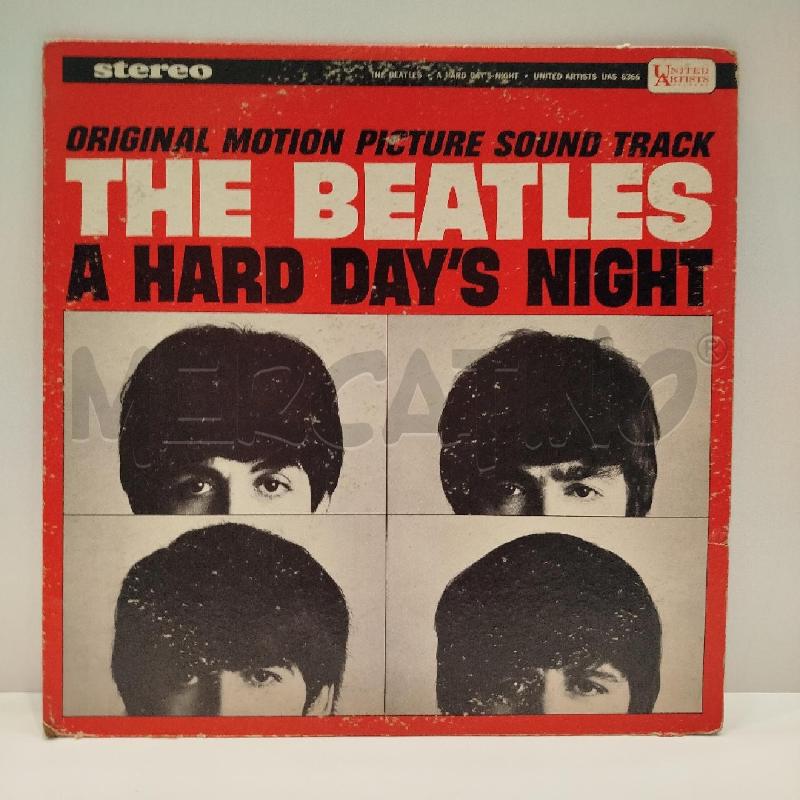 LP THE BEATLES A HARD DAY'S NIGHT (ORIGINAL MOTION PICTURE SOUND TRACK)  | Mercatino dell'Usato Roma re di roma 1