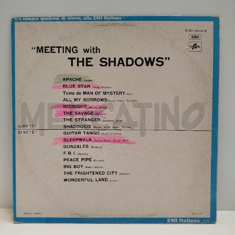 LP THE SHADOWS MEETING WITH THE SHADOWS | Mercatino dell'Usato Roma re di roma 2