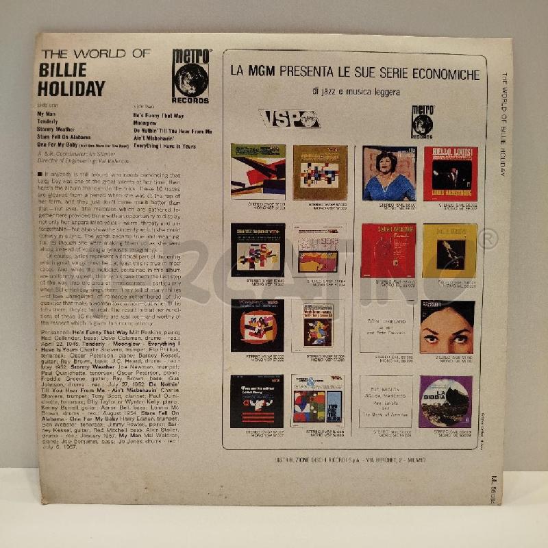 LP THE WORLD OF BILLIE HOLIDAY  | Mercatino dell'Usato Roma re di roma 2