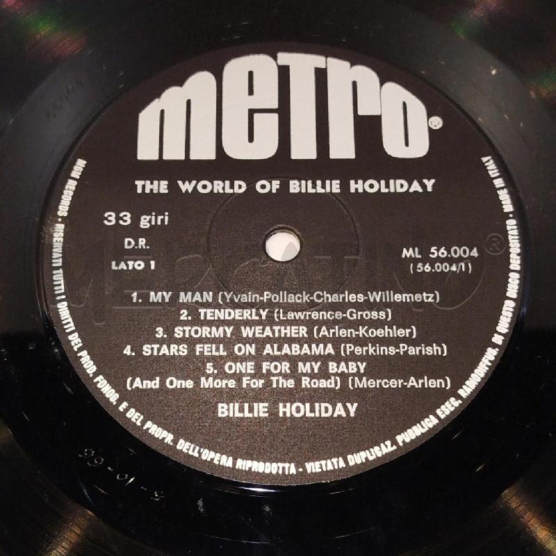 LP THE WORLD OF BILLIE HOLIDAY  | Mercatino dell'Usato Roma re di roma 4