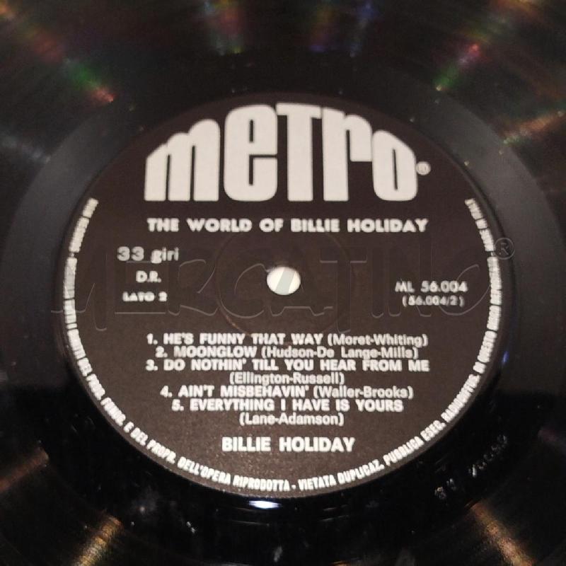 LP THE WORLD OF BILLIE HOLIDAY  | Mercatino dell'Usato Roma re di roma 5