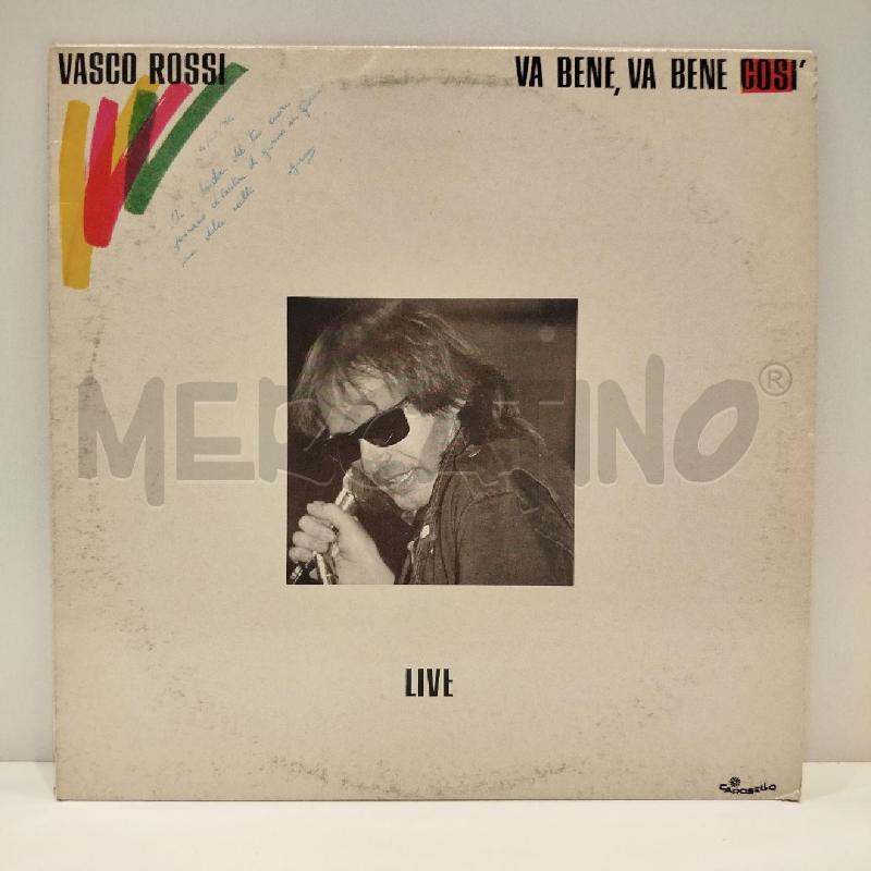 LP VASCO ROSSI VA BENE VA BENE COSÌ | Mercatino dell'Usato Roma re di roma 1