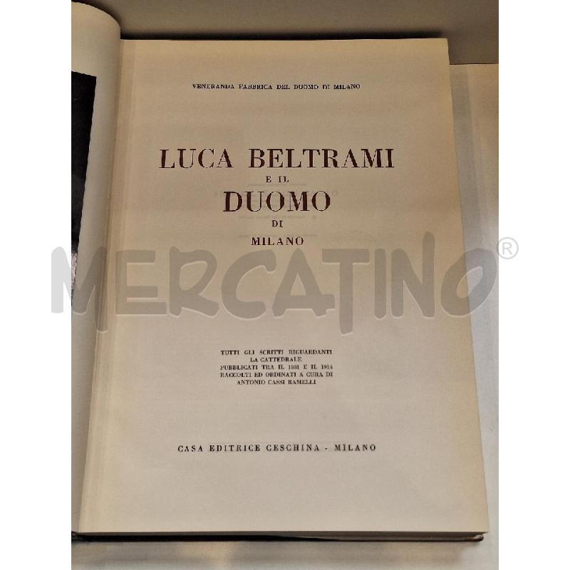 LUCA BELTRAMI E IL DUOMO DI MILANO CESCHINA | Mercatino dell'Usato Roma re di roma 3