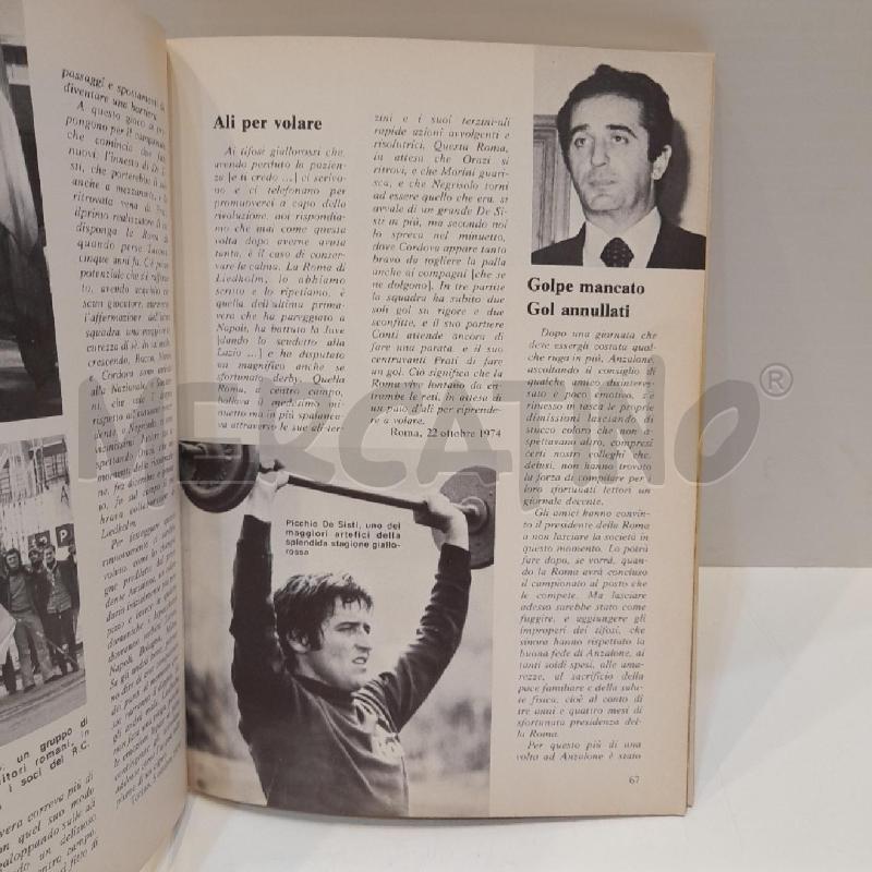 L'ANNO D'ORO DELLA ROMA 1975 EDIZIONI GIALLOROSSI | Mercatino dell'Usato Roma re di roma 4