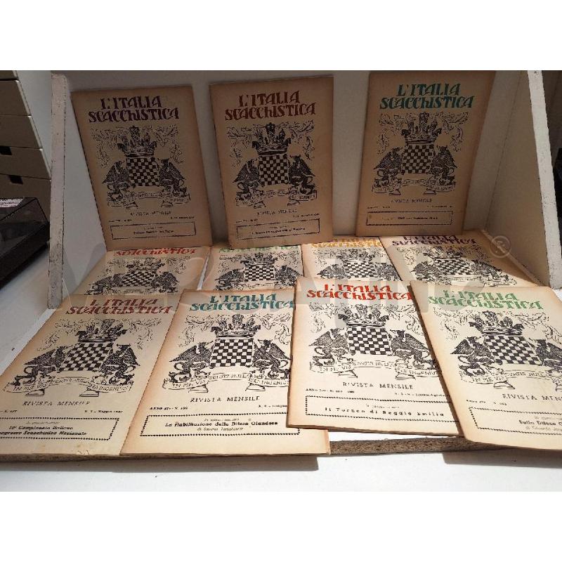 L'ITALIA SCACCHISTICA ANNATA COMPLETA 1947 | Mercatino dell'Usato Roma re di roma 1