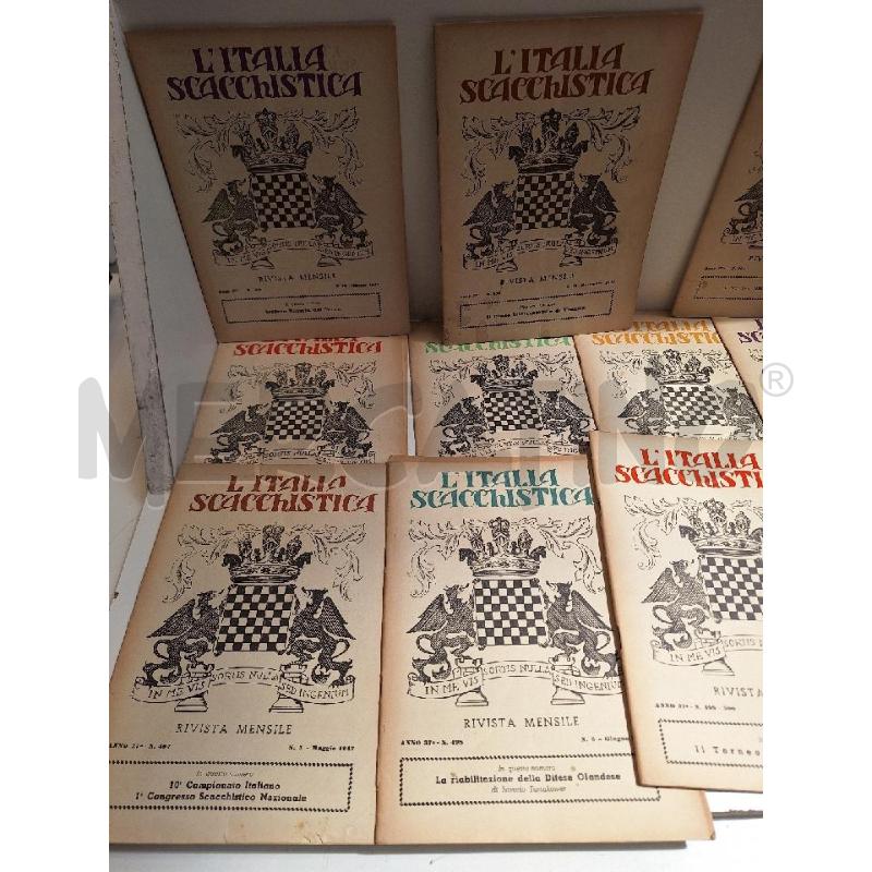 L'ITALIA SCACCHISTICA ANNATA COMPLETA 1947 | Mercatino dell'Usato Roma re di roma 2