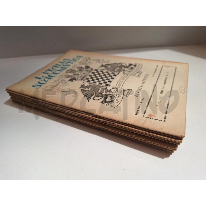 L'ITALIA SCACCHISTICA ANNATA COMPLETA 1947 | Mercatino dell'Usato Roma re di roma 4