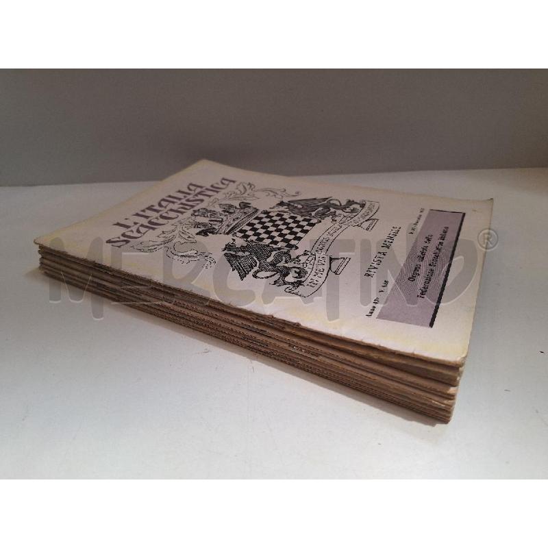L'ITALIA SCACCHISTICA ANNATA COMPLETA 1957 | Mercatino dell'Usato Roma re di roma 4