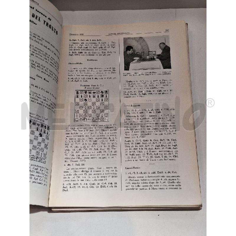 L'ITALIA SCACCHISTICA ANNATA COMPLETA 1957 | Mercatino dell'Usato Roma re di roma 5