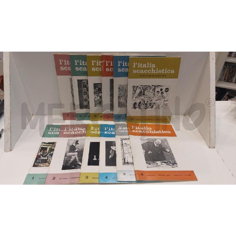 L'ITALIA SCACCHISTICA ANNATA COMPLETA 1973 | Mercatino dell'Usato Roma re di roma 3