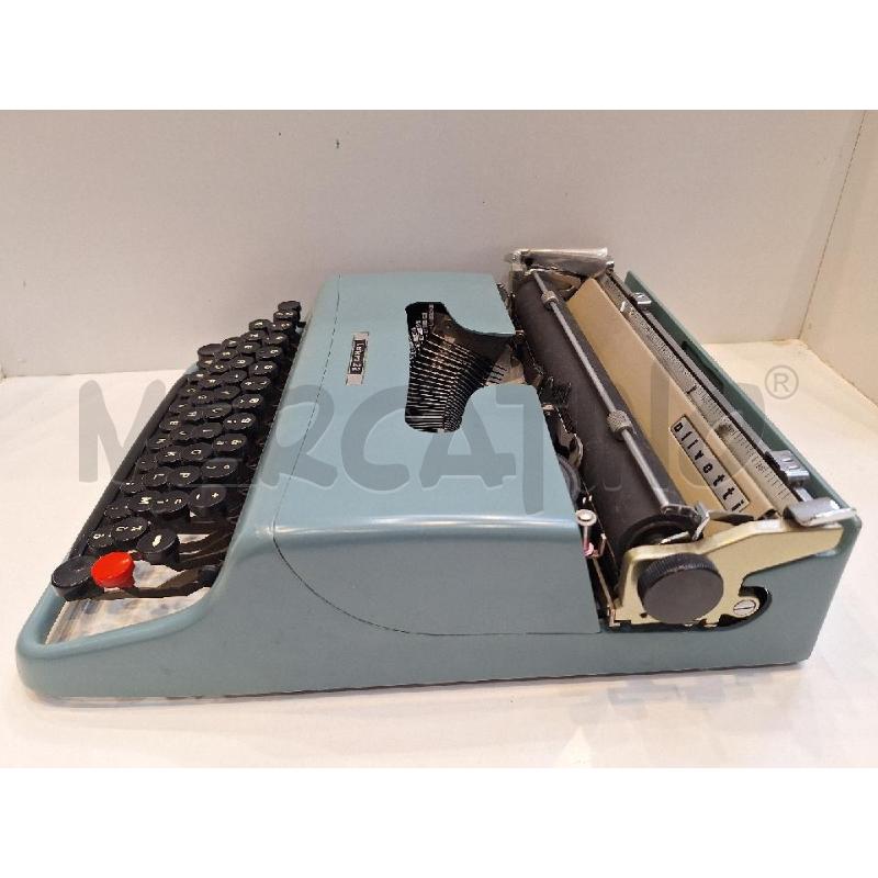 MACCHINA DA SCRIVERE OLIVETTI LETTERA 22 CELESTE CON VALIGETTA | Mercatino dell'Usato Roma re di roma 4