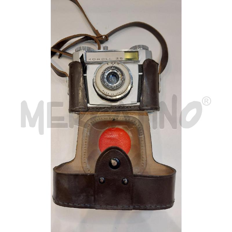 MACCHINA FOTOGRAFICA KOROLL 35 DA COLLEZIONE CON CUSTODIA E FLASH  | Mercatino dell'Usato Roma re di roma 5