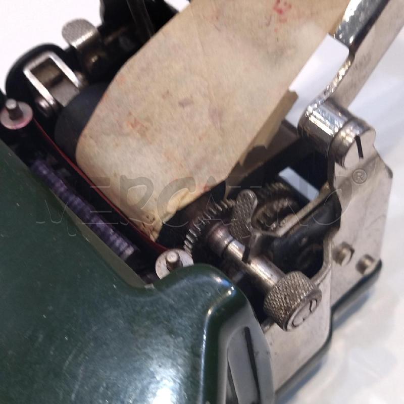MACCHINA STENOGRAFICA STENOTIPIA GRANDJEAN MOD.1915 VERDE SCURO | Mercatino dell'Usato Roma re di roma 3