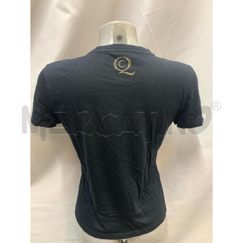 MAGLIA DONNA ALEXANDER MQUEEN NERA STAMPA TESCHIO BEIGE | Mercatino dell'Usato Roma re di roma 4