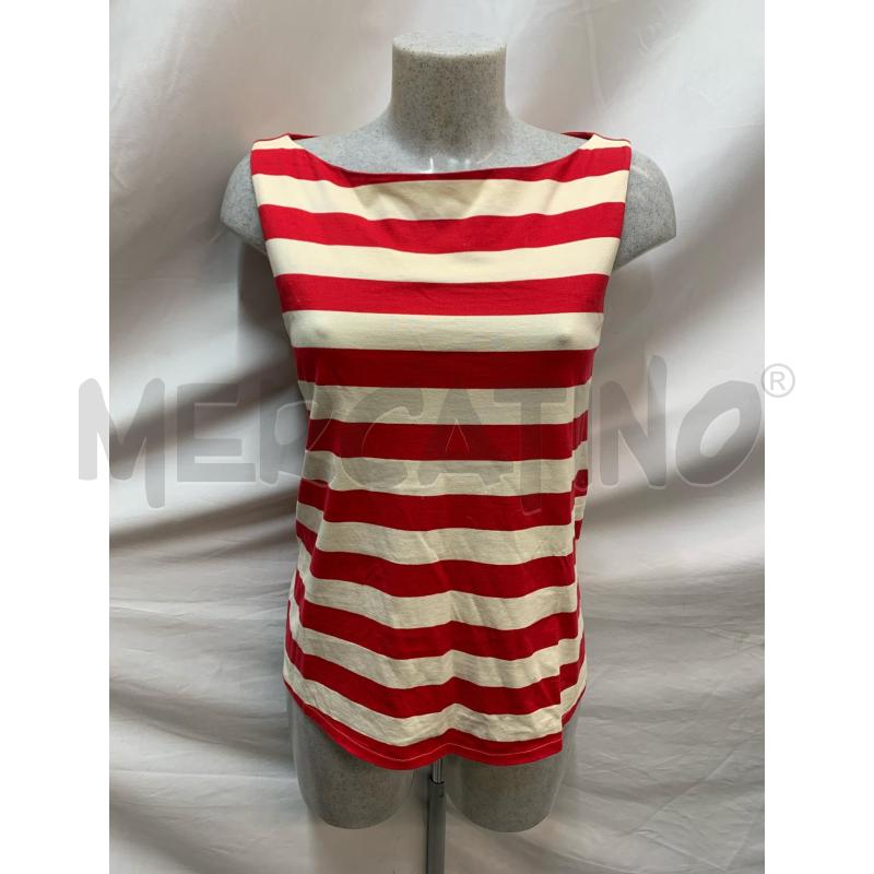 MAGLIA DONNA APUNTOB RIGHE ROSS BIAN  | Mercatino dell'Usato Roma re di roma 1
