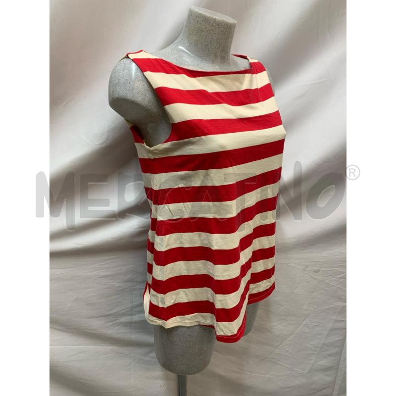 MAGLIA DONNA APUNTOB RIGHE ROSS BIAN  | Mercatino dell'Usato Roma re di roma 2