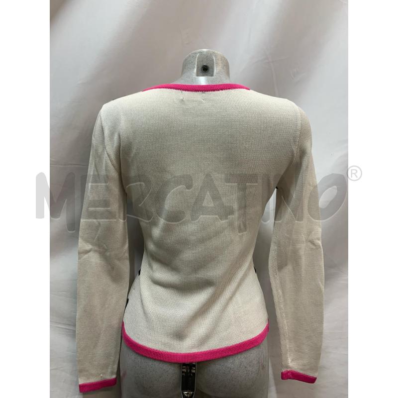 MAGLIA DONNA FENDI BIANC QUADRI NER BORD ROSA | Mercatino dell'Usato Roma re di roma 4