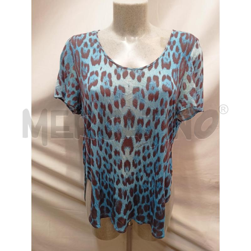 MAGLIA DONNA ROBERTO CAVALLI GYM AZURR FANTASIA | Mercatino dell'Usato Roma re di roma 1