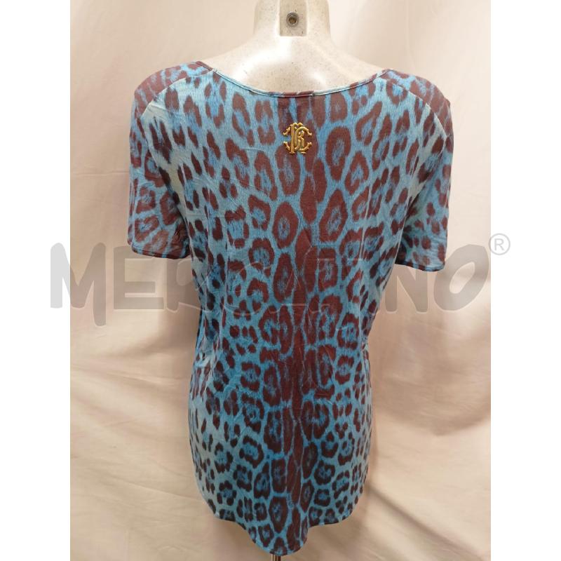 MAGLIA DONNA ROBERTO CAVALLI GYM AZURR FANTASIA | Mercatino dell'Usato Roma re di roma 3