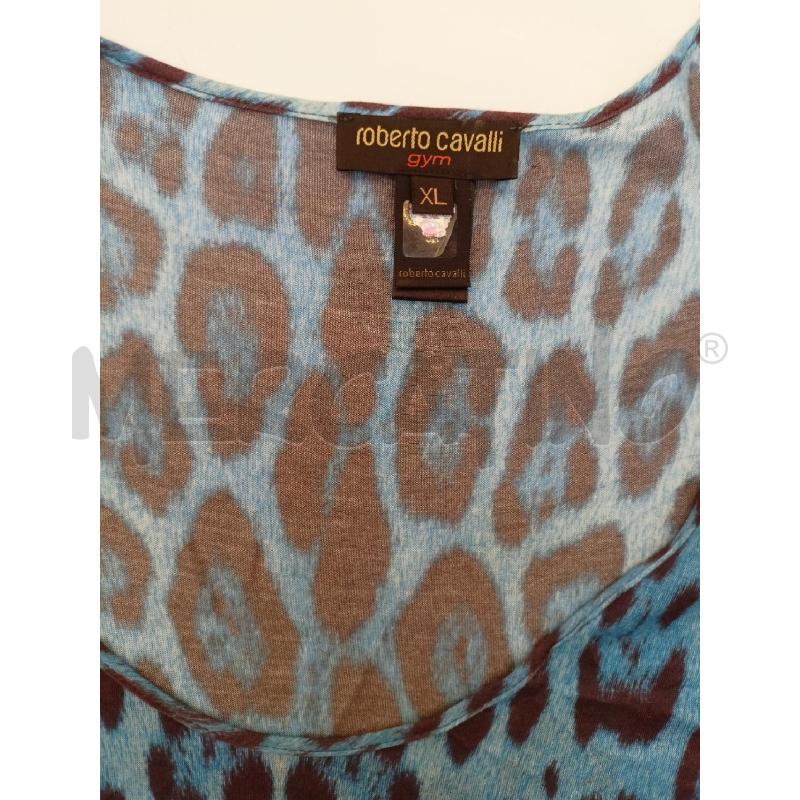 MAGLIA DONNA ROBERTO CAVALLI GYM AZURR FANTASIA | Mercatino dell'Usato Roma re di roma 5