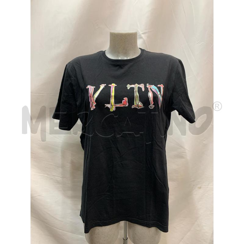 MAGLIA DONNA VALENTINO NERO LOGO COLOR | Mercatino dell'Usato Roma re di roma 1