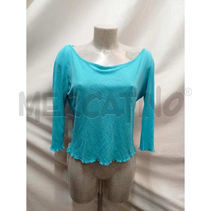 MAGLIA DONNA VERSACE AZZURR  | Mercatino dell'Usato Roma re di roma 1