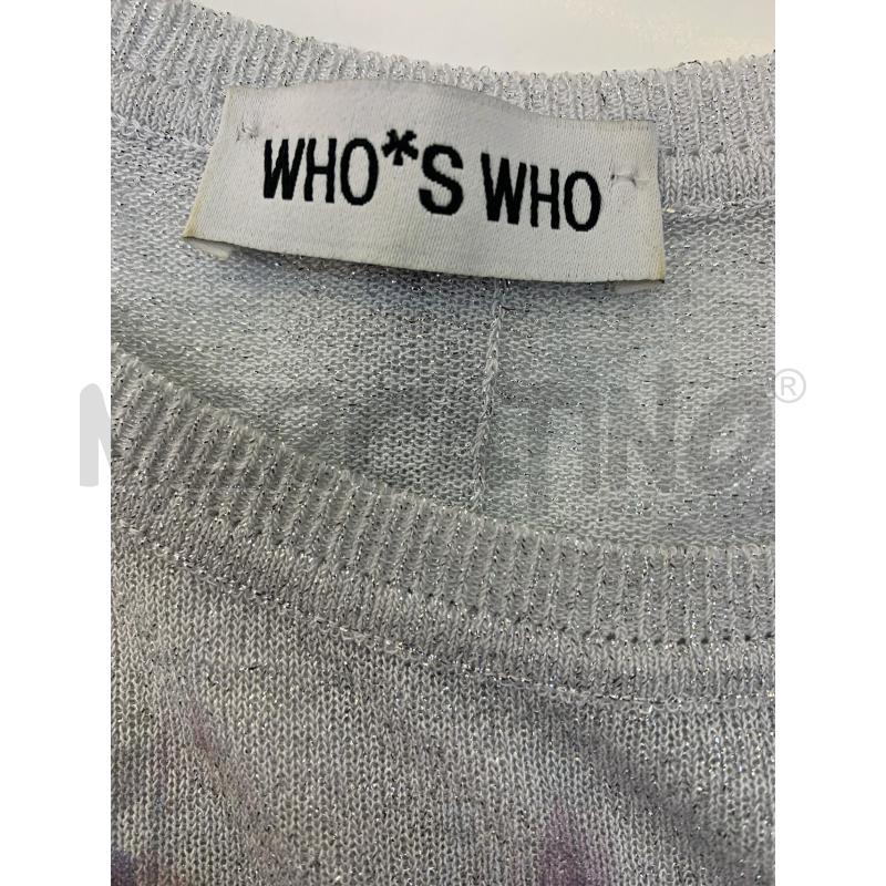 MAGLIA DONNA WHOS WHO FANTASIA PALAZZO | Mercatino dell'Usato Roma re di roma 5