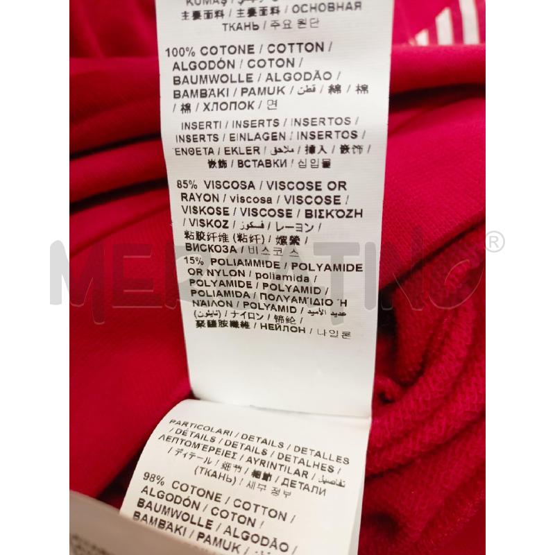 MAGLIA LOVE MOSCHINO ROSS SCRITTA BLUSLITTER MANICHE BIANCO ROSSO | Mercatino dell'Usato Roma re di roma 5