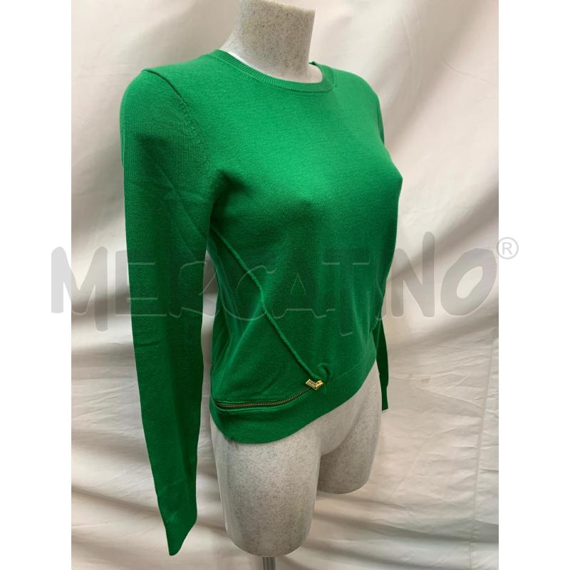 MAGLIA MICHAEL KORS VERDE ZIP GOLD  | Mercatino dell'Usato Roma re di roma 2