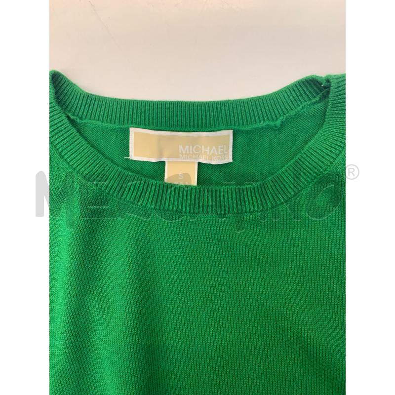 MAGLIA MICHAEL KORS VERDE ZIP GOLD  | Mercatino dell'Usato Roma re di roma 5