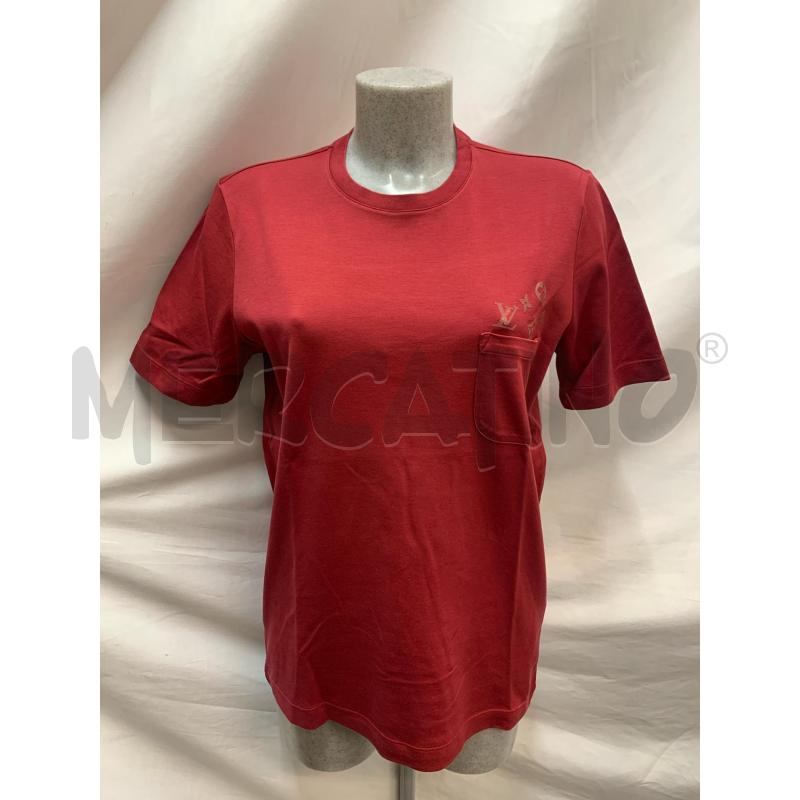 MAGLIA UOMO LUOIS VUITTON ROSSO BORDEAUX  | Mercatino dell'Usato Roma re di roma 1