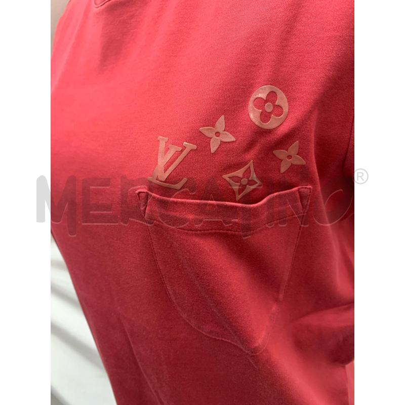 MAGLIA UOMO LUOIS VUITTON ROSSO BORDEAUX  | Mercatino dell'Usato Roma re di roma 3