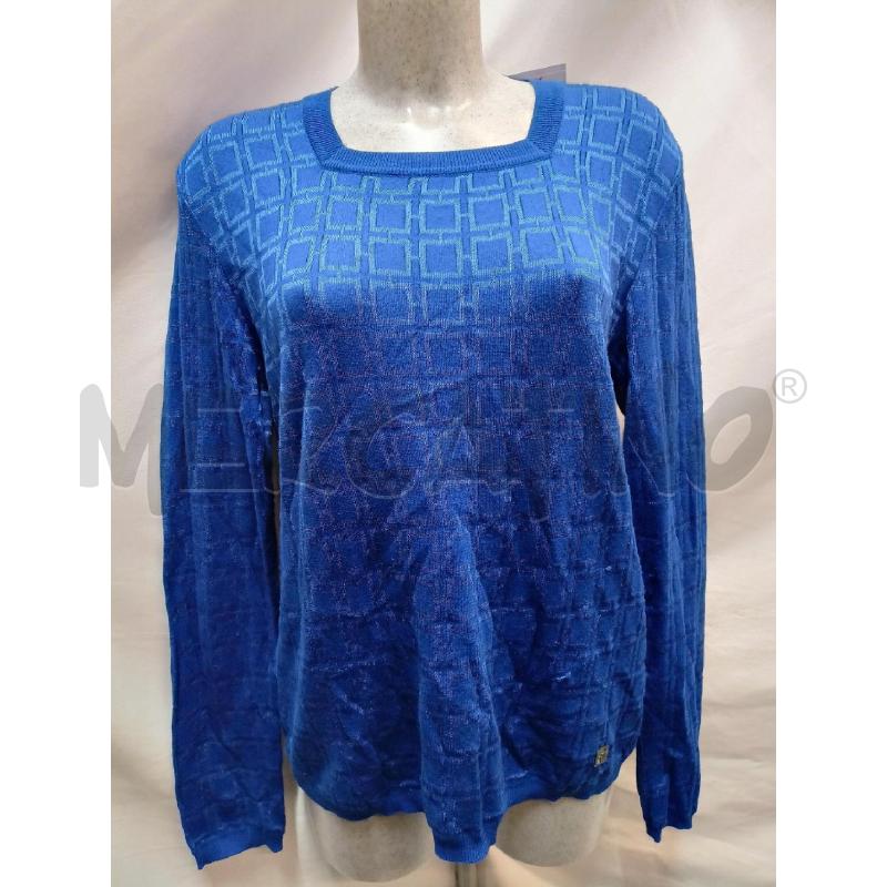 MAGLIA UOMO VERSACE COLLECTION BLU ELETTRICO  | Mercatino dell'Usato Roma re di roma 1