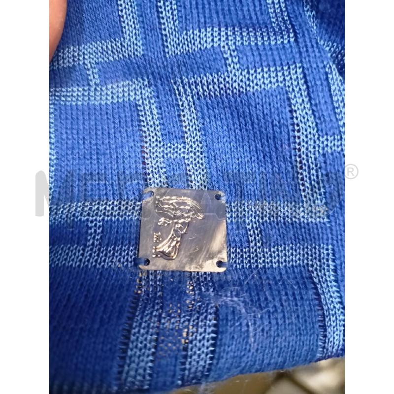 MAGLIA UOMO VERSACE COLLECTION BLU ELETTRICO  | Mercatino dell'Usato Roma re di roma 4