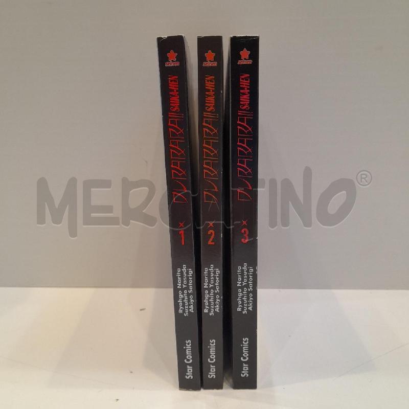 MANGA DURARARA SAIKA HEN COMPLETO 3 VOLUMI | Mercatino dell'Usato Roma re di roma 2