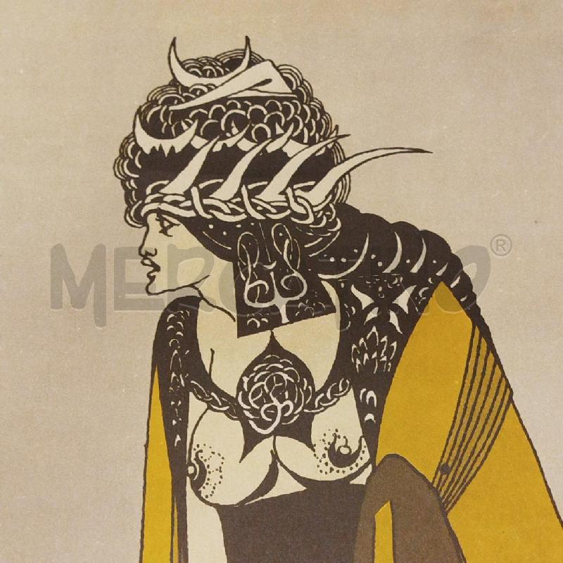 MANIFESTO AUBREY BEARDSLEY MISURA 100X70 CM | Mercatino dell'Usato Roma re di roma 3