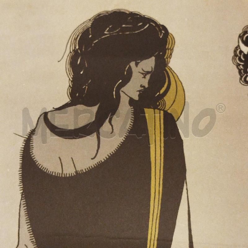 MANIFESTO AUBREY BEARDSLEY MISURA 100X70 CM | Mercatino dell'Usato Roma re di roma 4