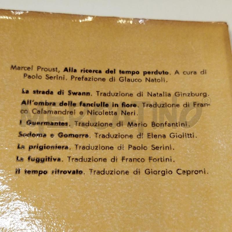 MARCEL PROUST IL TEMPO RITROVATO 1963 EINAUDI PRIMA EDIZIONE | Mercatino dell'Usato Roma re di roma 5