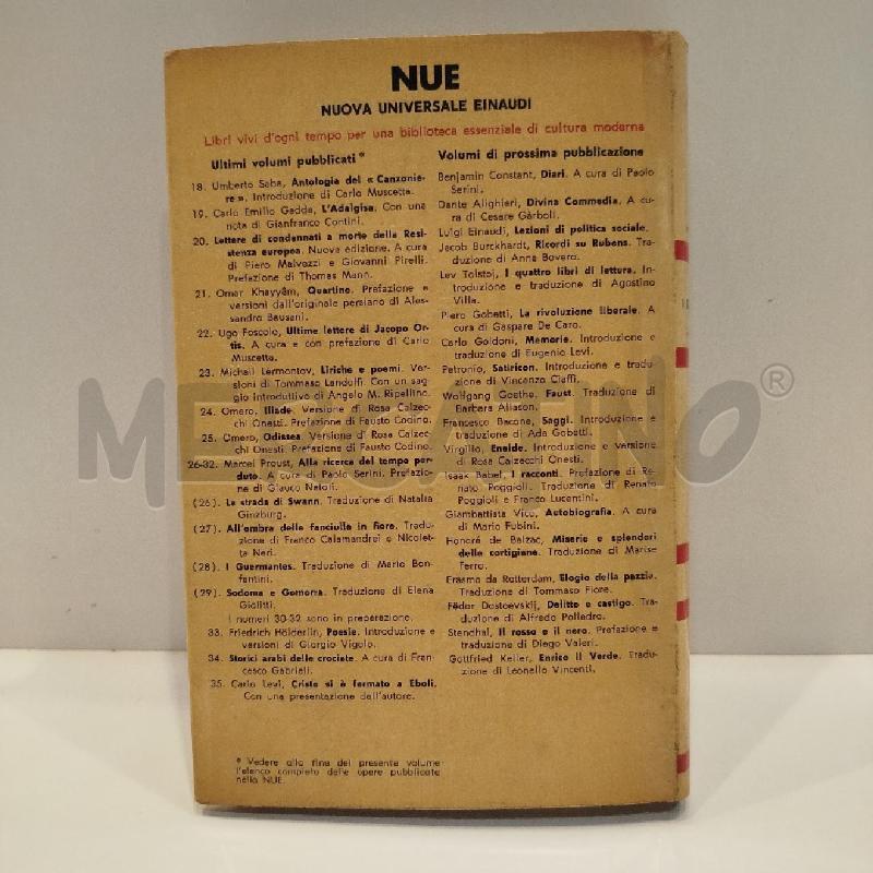 MARCEL PROUST I GUERMANTES 1963 EINAUDI PRIMA EDIZIONE | Mercatino dell'Usato Roma re di roma 2