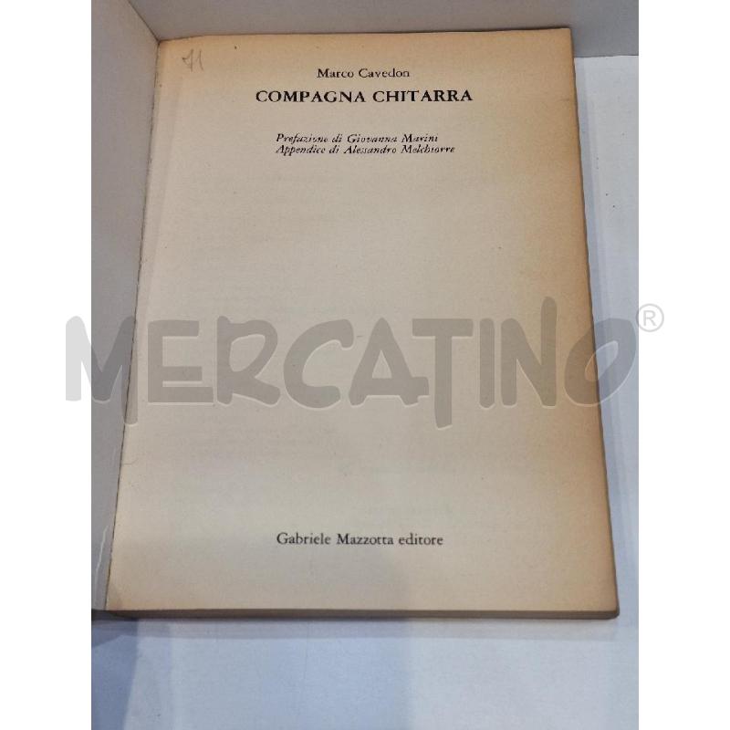 MARCO CAVEDON COMPAGNA CHITARRA  | Mercatino dell'Usato Roma re di roma 4
