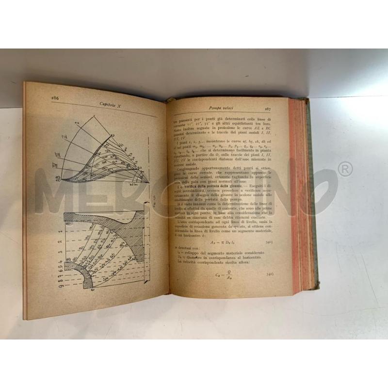 MARIO MEDICI POMPE CENTRIFUGHE 1927 MANUALE HOEPLI | Mercatino dell'Usato Roma re di roma 5