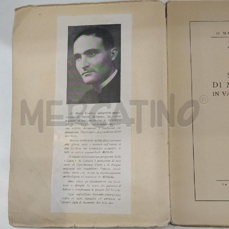 MARIO VENTURA STORIA DI MILITELLO IN VAL DI CATANIA  | Mercatino dell'Usato Roma re di roma 3